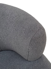 Libra Grey Luna Occasional Boucle Chair - Image 5 of 5