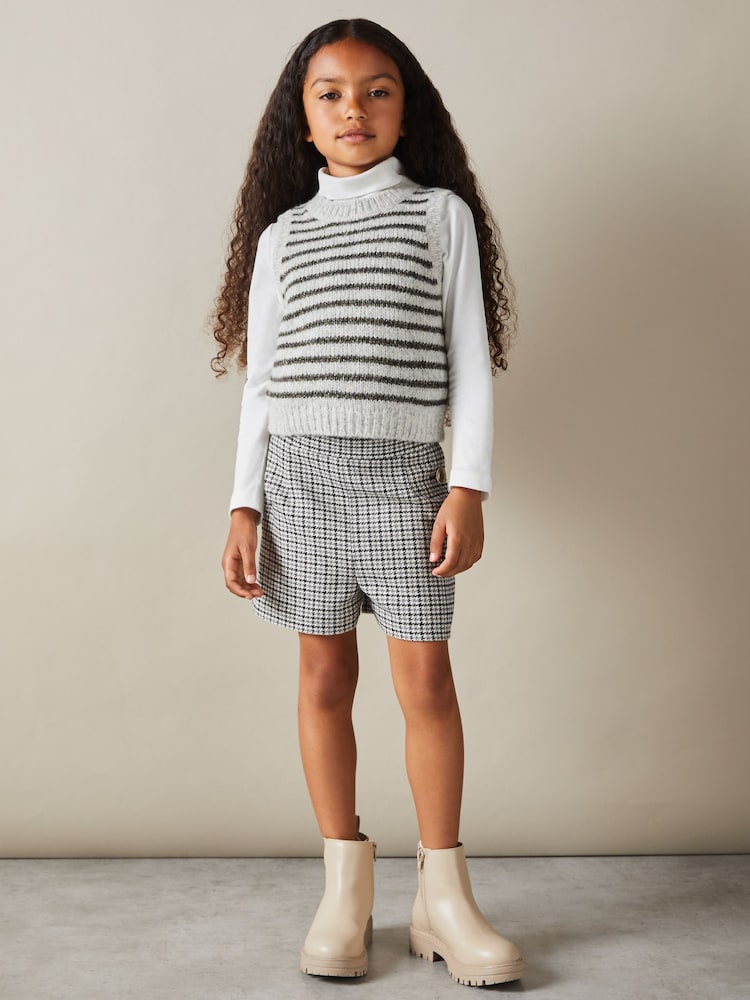 Reiss Venus Alpaca Blend Striped Vest - Imagen 2 de 4