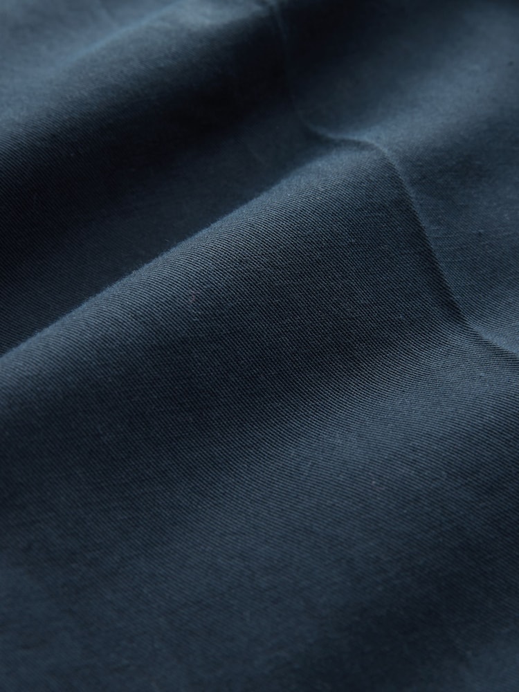 Marineblau/blau - Smart Cotton Blend Side Adjuster Trousers with Linen and Lyocell - Image 7 of 9