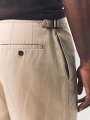 Stone Smart Cotton Blend Side Adjuster Trousers with Linen and Lyocell - Image 5 of 12