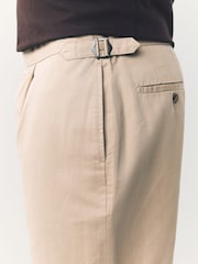 Stone Smart Cotton Blend Side Adjuster Trousers with Linen and Lyocell - Image 7 of 12