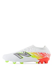 New Balance White Mens Furon Dispatch Firm Ground Football Boots - Image 2 of 8