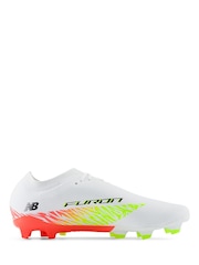 New Balance White Mens Furon Dispatch Firm Ground Football Boots - Image 5 of 8