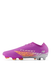 New Balance Purple Mens Furon Dispatch Firm Ground Football Boots - Image 4 of 10