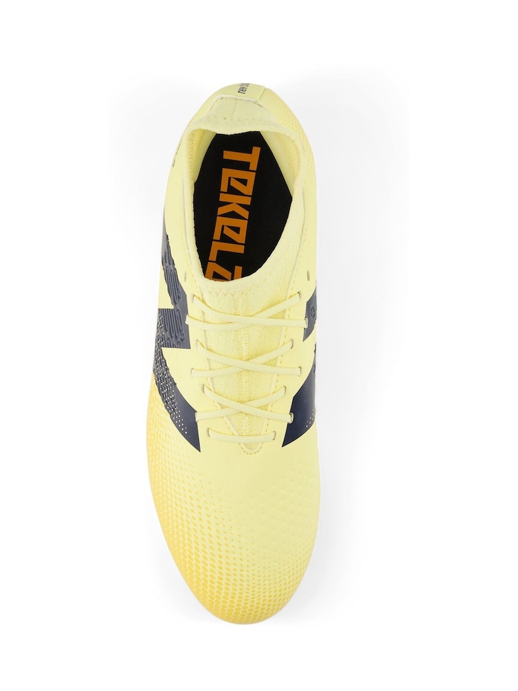 New Balance Yellow Mens Tekela Magique Firm Ground Football Boots - Image 10 of 10