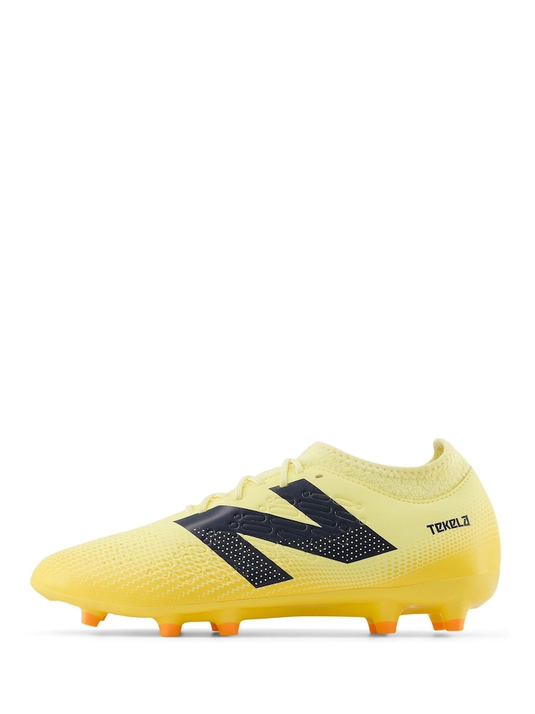 New Balance Yellow Mens Tekela Magique Firm Ground Football Boots - Image 2 of 10