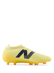 New Balance Yellow Mens Tekela Magique Firm Ground Football Boots - Image 3 of 10