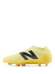 New Balance Yellow Mens Tekela Magique Firm Ground Football Boots - Image 4 of 10
