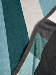 Blue XL 100% Cotton Beach Towel - Image 4 of 4