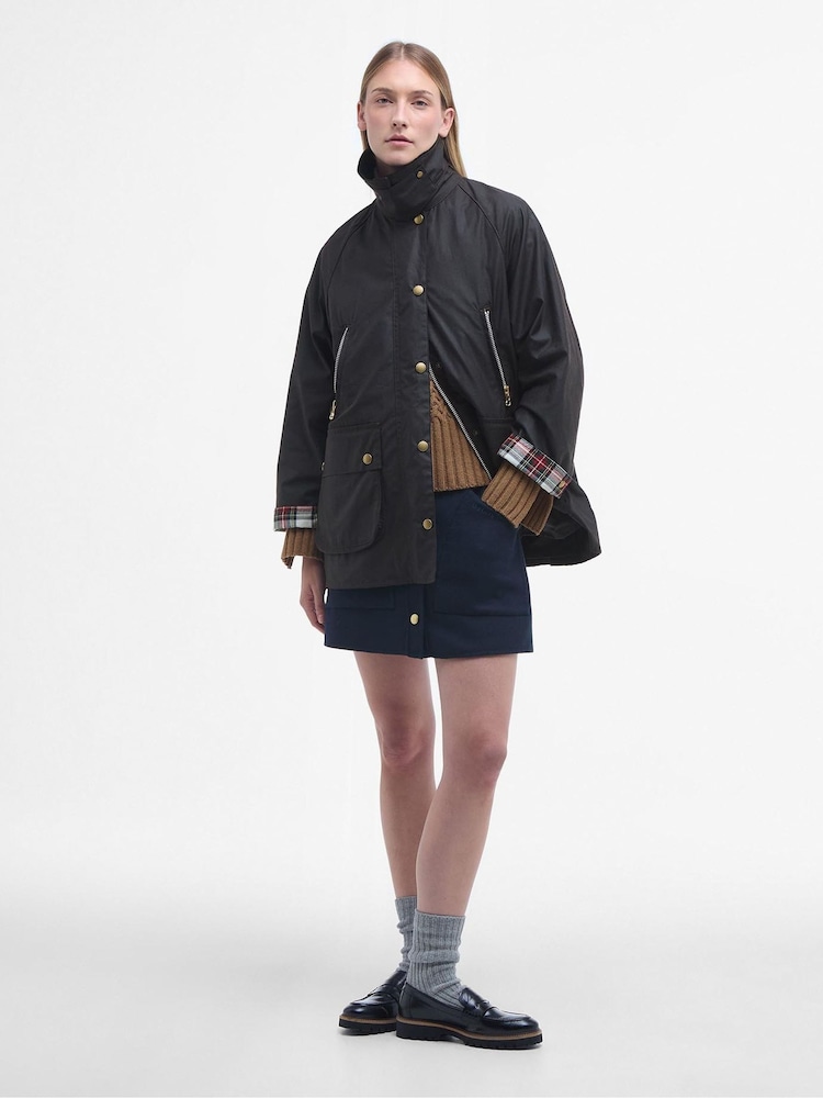 Barbour® Rust Brown Lynne Wax 100% Cotton Jacket - Image 2 of 7