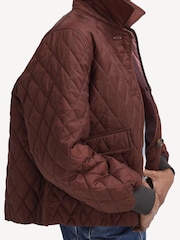 Barbour® x Alexa Chung Rust Brown Jacket - Image 3 of 8