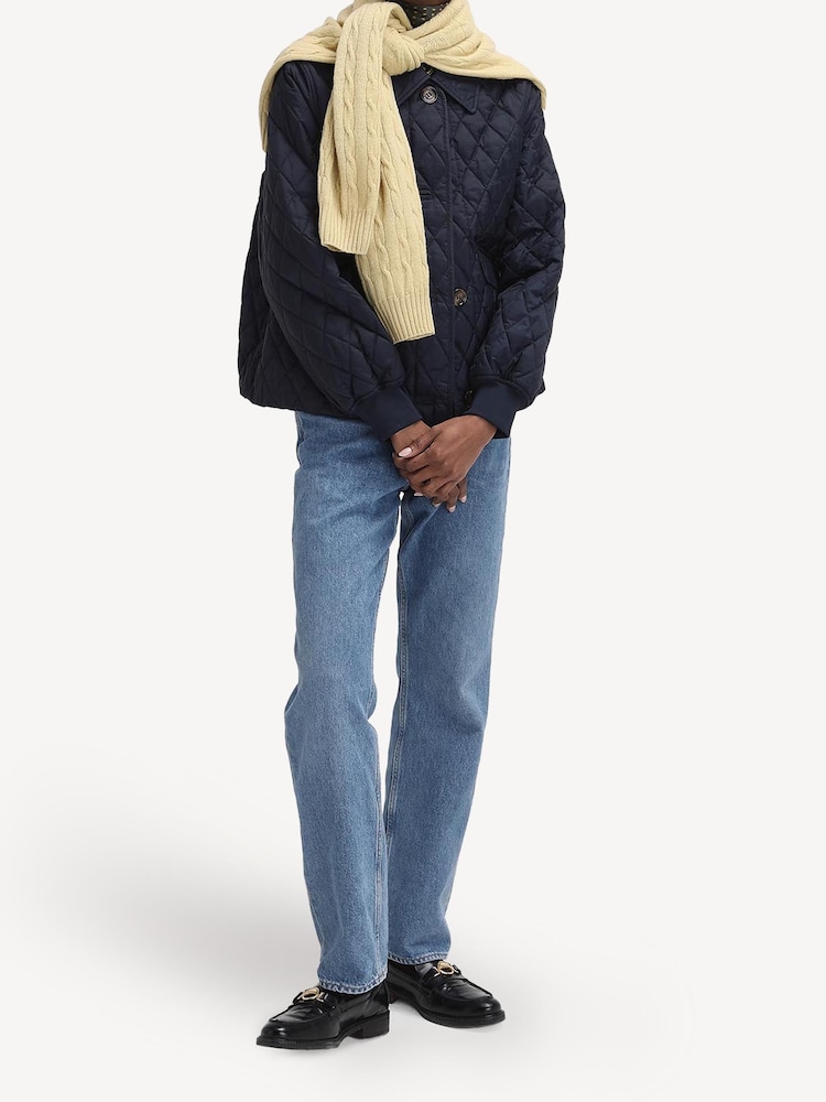 Barbour® x Alexa Chung Navy Jacket - Image 1 of 8