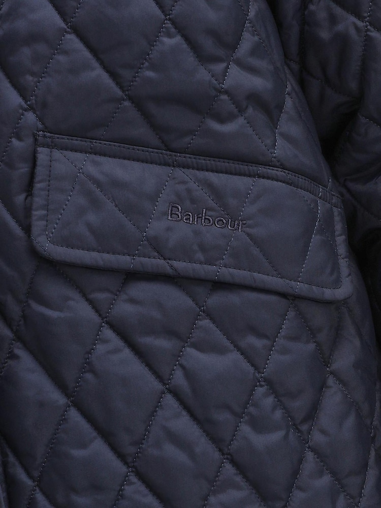 Barbour® x Alexa Chung Navy Jacket - Image 8 of 8