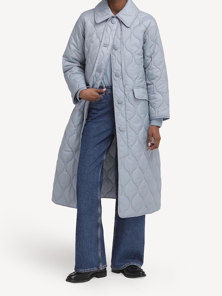 Barbour® x Alexa Chung Light Blue Jacket - Image 1 of 8