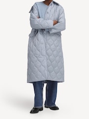 Barbour® x Alexa Chung Light Blue Jacket - Image 3 of 8