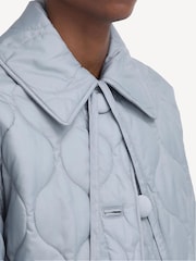 Barbour® x Alexa Chung Light Blue Jacket - Image 4 of 8