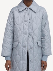 Barbour® x Alexa Chung Light Blue Jacket - Image 5 of 8