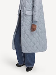 Barbour® x Alexa Chung Light Blue Jacket - Image 6 of 8