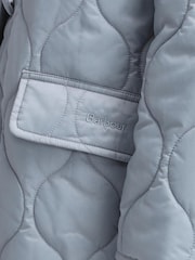 Barbour® x Alexa Chung Light Blue Jacket - Image 7 of 8