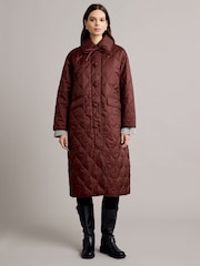 Barbour® x Alexa Chung Rust Brown Jacket - Image 1 of 11