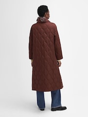Barbour® x Alexa Chung Rust Brown Jacket - Image 7 of 11