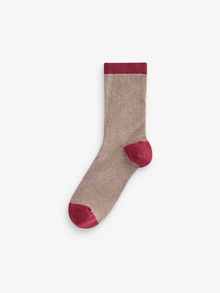 Sparkle Christmas Pattern Ankle Socks 4 Pack - Image 5 of 5
