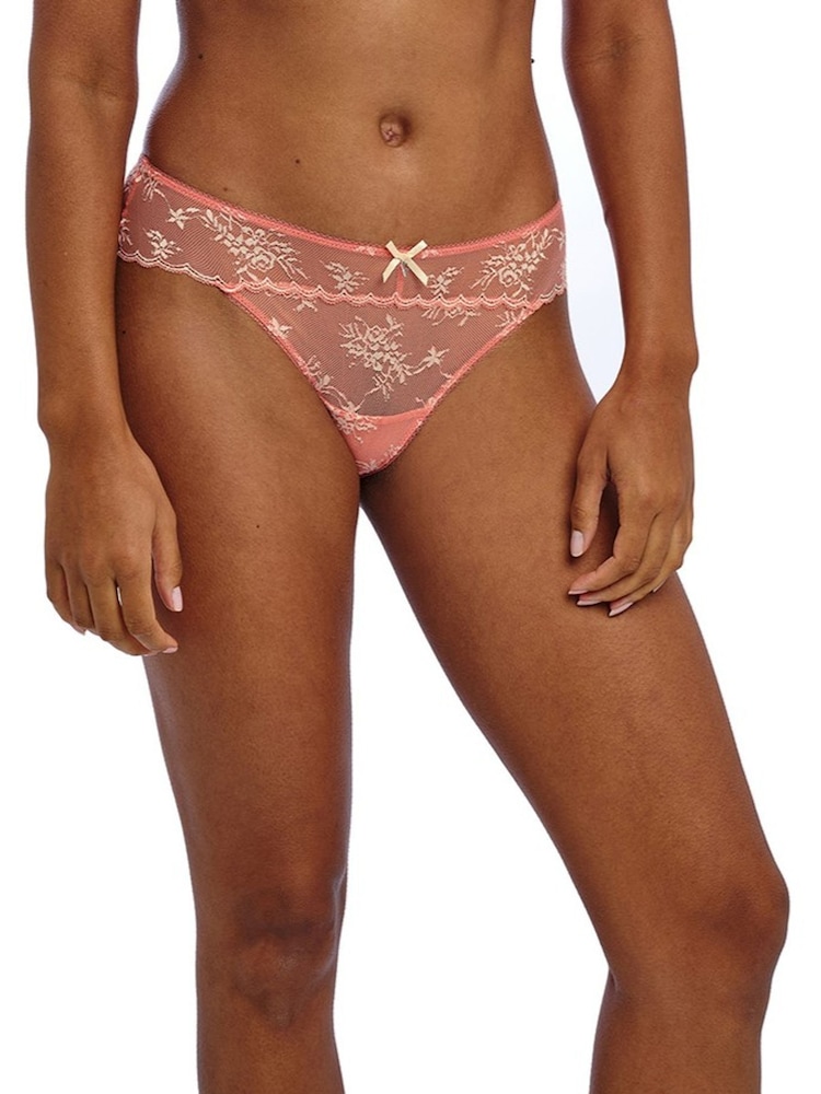 Freya Orange Offbeat Decadence 100% Cotton Briefs - Image 1 of 4