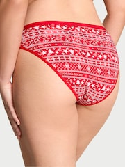 Victoria's Secret Red Fairisle Bikini Knickers - Image 2 of 3