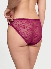 Victoria's Secret Plum Rouge Red Bikini Knickers - Image 2 of 3