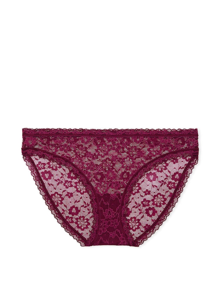 Victoria's Secret Plum Rouge Red Bikini Knickers - Image 3 of 3