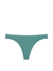 Victoria's Secret French Sage Blue Thong Knickers - Image 3 of 3