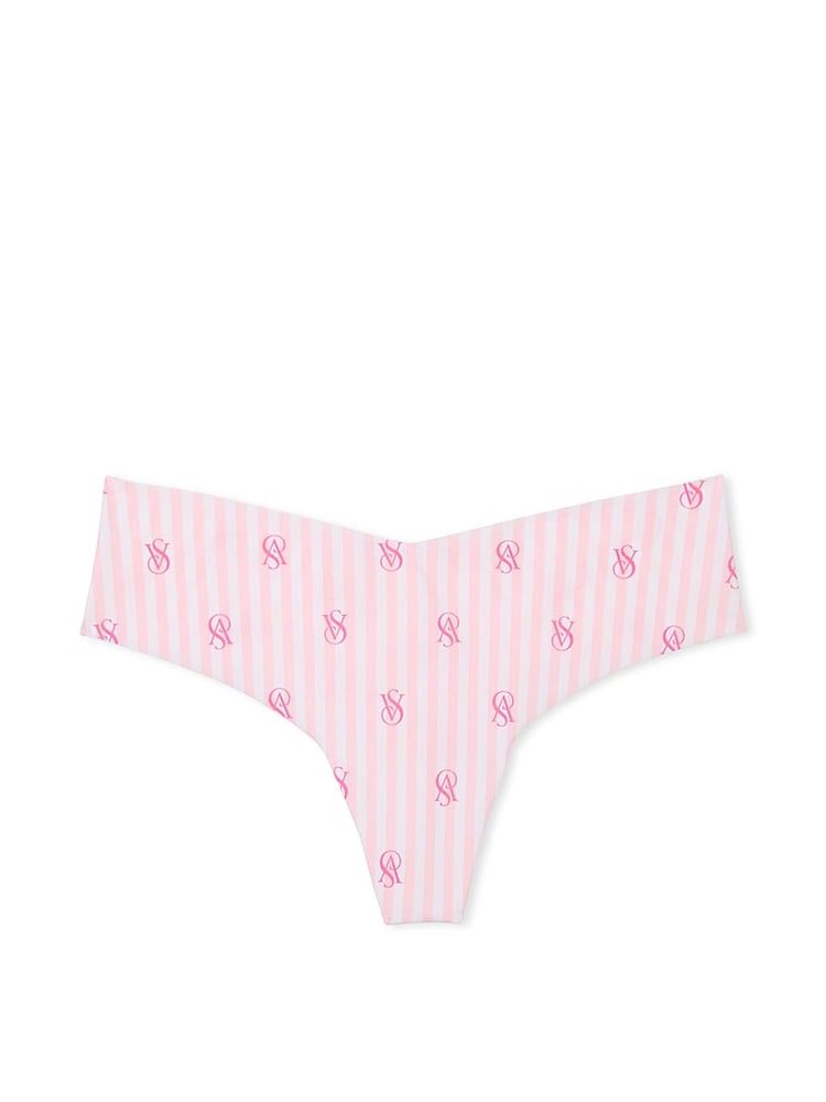 Victoria's Secret Pretty Blossom Pink Stripe Thong Knickers - Image 3 of 3