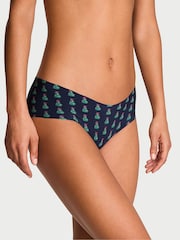 Victoria's Secret Noir Navy Blue Christmas Tree Hipster Knickers - Image 1 of 3