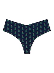 Victoria's Secret Noir Navy Blue Christmas Tree Hipster Knickers - Image 3 of 3