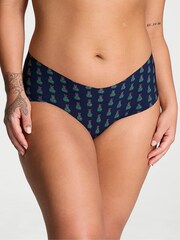 Victoria's Secret Noir Navy Blue Christmas Tree Cheeky Knickers - Image 1 of 3