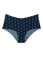 Victoria's Secret Noir Navy Blue Christmas Tree Cheeky Knickers - Image 3 of 3