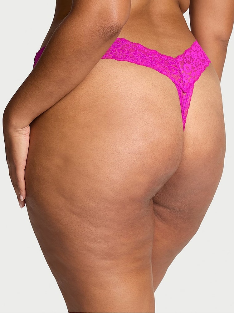 Victoria's Secret Outrageous Pink Thong Knickers - Image 2 of 2