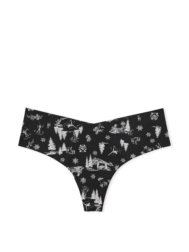 Victoria's Secret Winter Black Thong Knickers - Image 3 of 3
