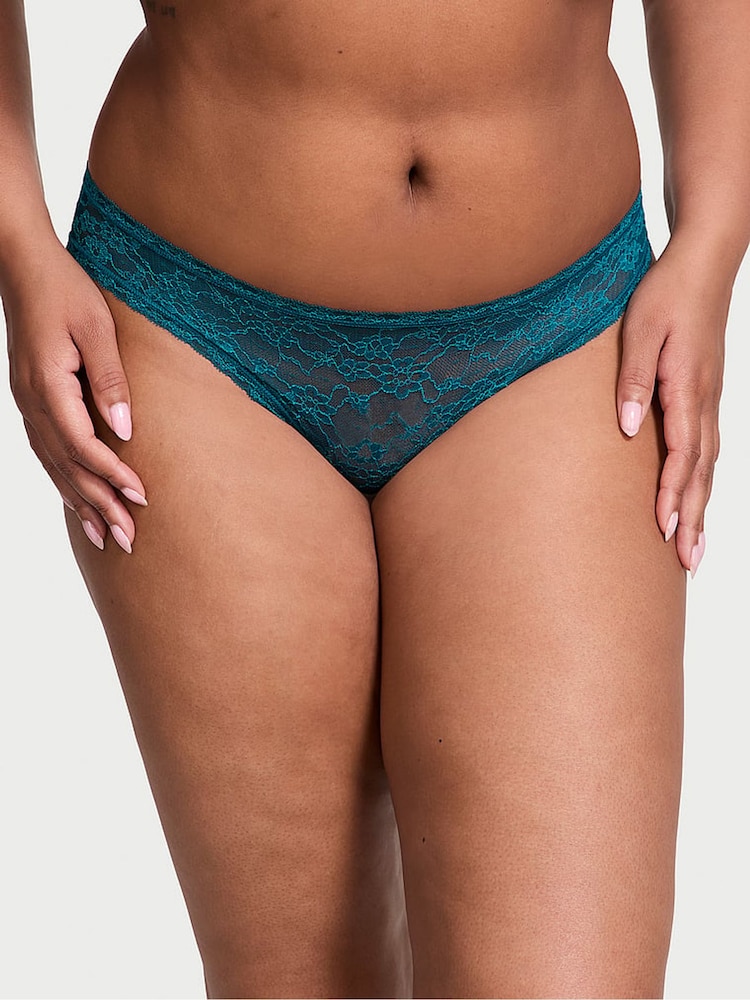 Victoria's Secret Dark And Stormy Blue Bikini Knickers - Image 1 of 3