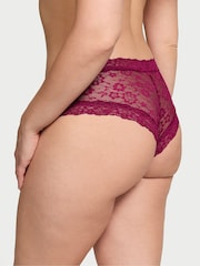 Victoria's Secret Plum Rouge Red Cheeky Knickers - Image 2 of 3