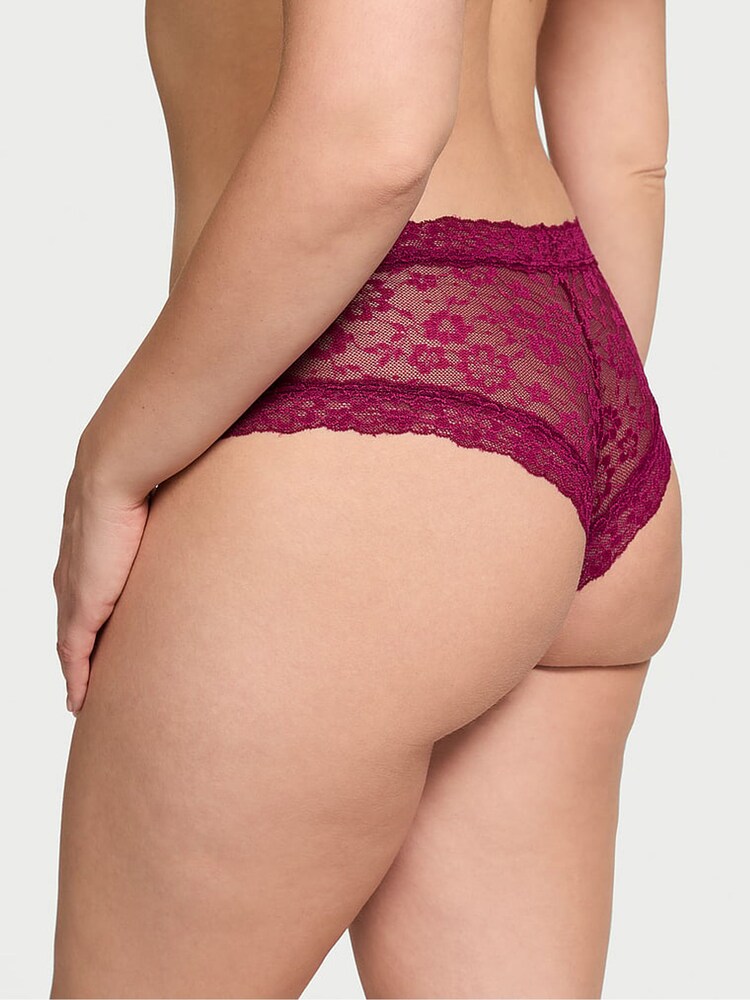 Victoria's Secret Plum Rouge Red Cheeky Knickers - Image 2 of 3