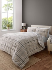 Catherine Lansfield Kelso Check Easy Care Duvet Pokrov in blazina set - Slika 2 iz 5