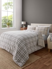 Catherine Lansfield Kelso Check Easy Care Duvet Pokrov in blazina set - Slika 3 iz 5