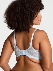 Victoria's Secret Light Blue Lightly Lined Demi Lace Bra - Image 2 of 3