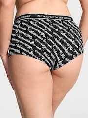 Victoria's Secret Vs Script Black Short Knickers - Image 2 of 3