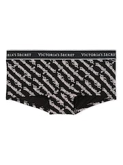 Victoria's Secret Vs Script Black Short Knickers - Image 3 of 3