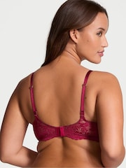Victoria's Secret Campari Red Lightly Lined Demi Lace Bra - Image 2 of 4