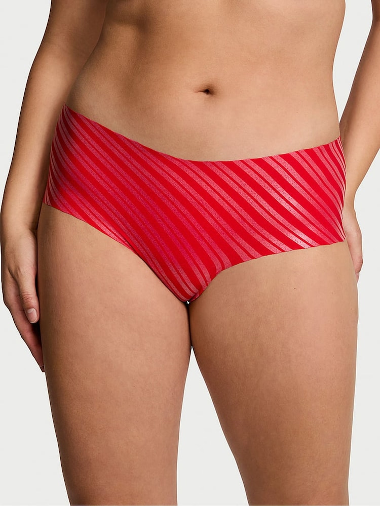 Victoria's Secret Lipstick Red Shimmer Cheeky Knickers - Image 1 of 3