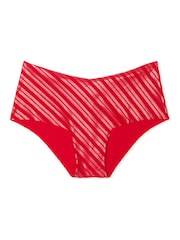 Victoria's Secret Lipstick Red Shimmer Cheeky Knickers - Image 3 of 3