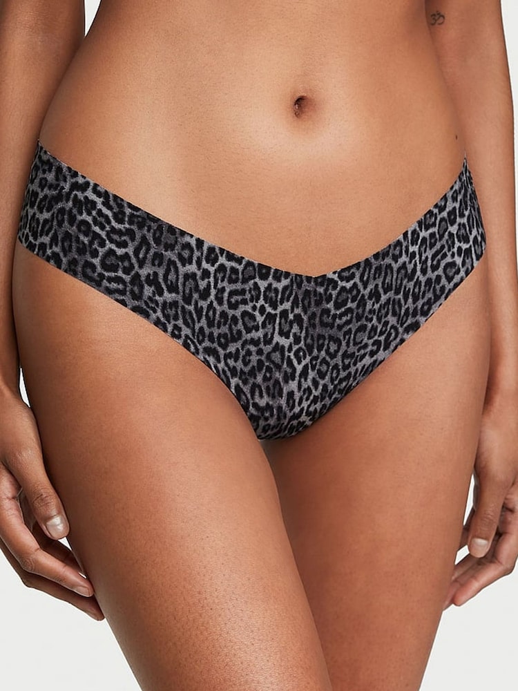 Victoria's Secret Nude/Brown/Purple/Leopard/Black//Blue Thong 7 Pack Knickers - Image 2 of 3